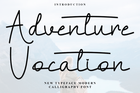 Adventure Vocation: A Festive Typeface for Editorial Design