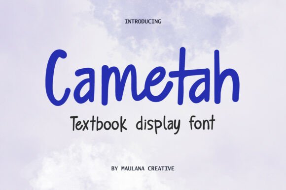 Cametah Typeface Review: A Sweet Handwritten Font for Modern Branding