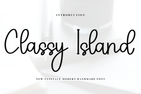 Classy Island: The Perfect Font for Festive Brand Identity