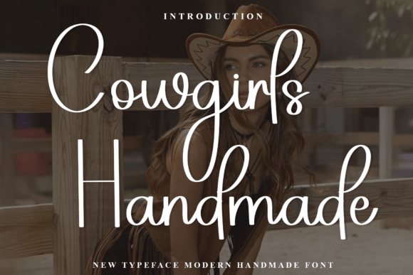 Cowgirls Handmade: A Creative Script Font for Modern Web Design