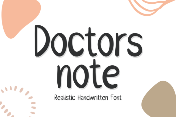 Doctors Note: The Handwritten Font for Authentic Small Business Branding