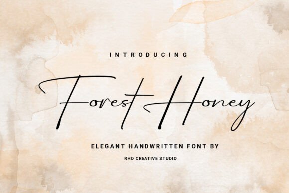 Forest Honey Typeface: Elevate Your Brand With Natural Elegance