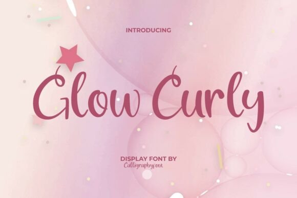 Glowcurly: The Modern Script Font for Engaging Web Design