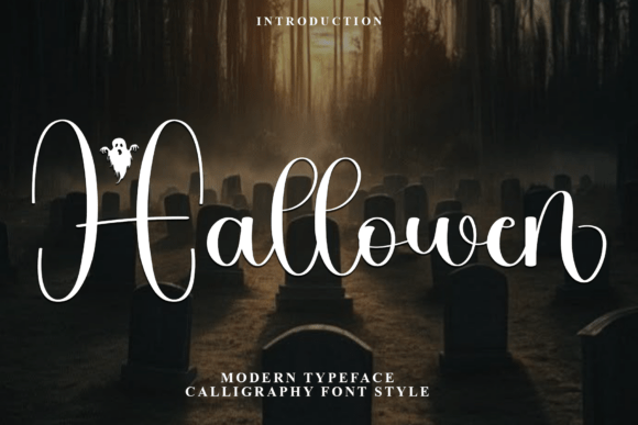 Hallowen: A Soft Script Typeface for Modern Editorial Design