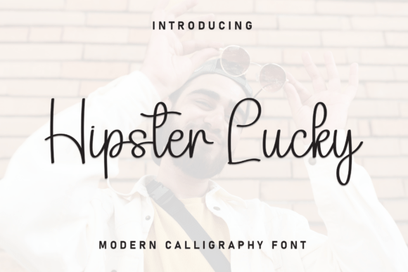 Hipster Lucky Typeface: Elevating Campaign Visuals with Handwritten Charm