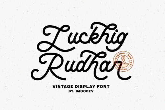 Luckhig Rudhar Font: A Retro Touch for Modern Branding