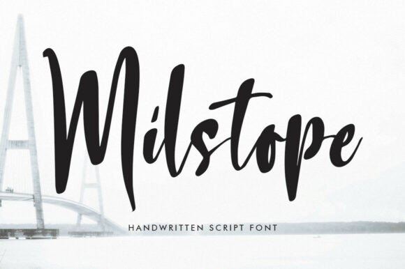 Milstope: A Modern Handwritten Script Font for Handmade Branding