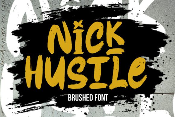 Nick Hustle: A Bold Script Font for Modern Editorial Design