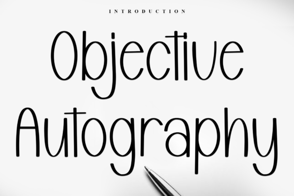 Objective Autography: A Festive Typeface for Holiday Branding