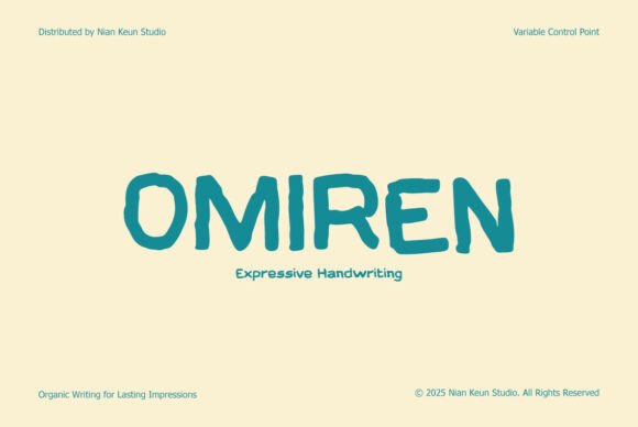Omiren Handwritten Typeface: Elevate Your Brand Identity