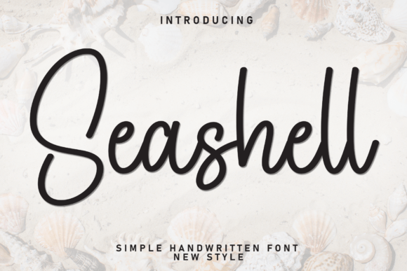 Seashell: A Stylish Script Font for Handmade Branding