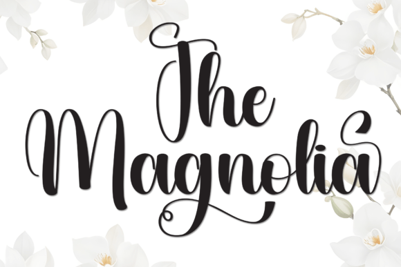 The Magnolia: Elevating Digital Brand Identity with Script Typography