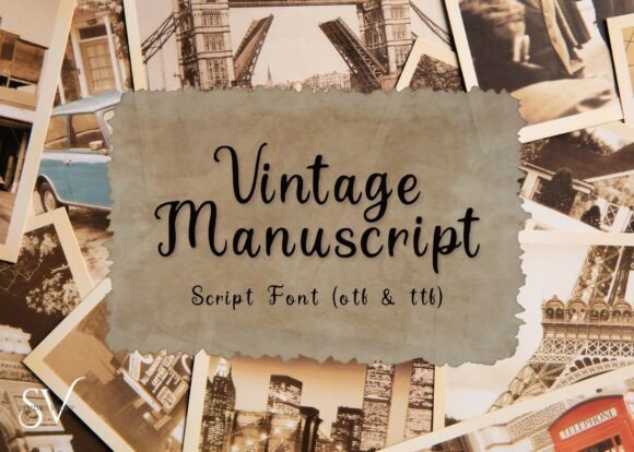 Vintage Manuscript: The Perfect Typeface for Editorial Design